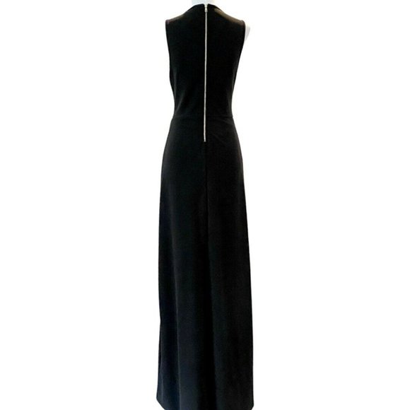 Fashion Nova Sleeveless Middle of Things Black Skinny Leg KnitJumpsuit Maxi Sz M - Picture 4 of 7